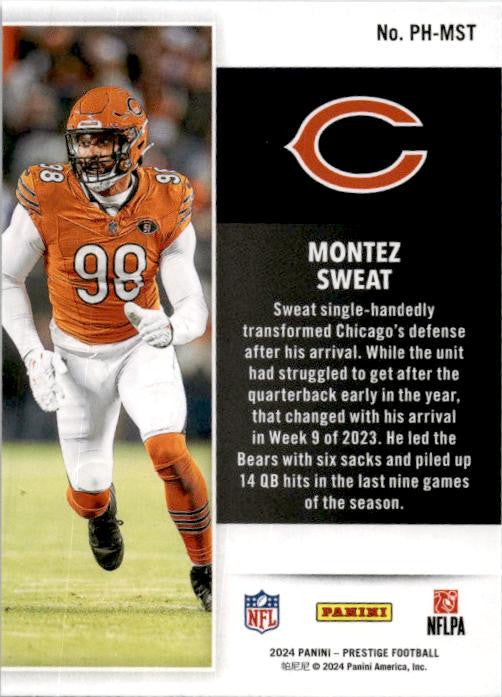 2024 Panini Prestige Power House #PH-MST Montez Sweat Chicago Bears