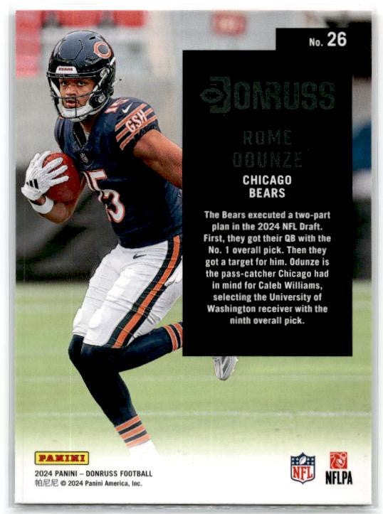 2024 Donruss #26 Rome Odunze Retro 1994