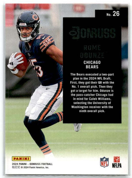 2024 Donruss #26 Rome Odunze Retro 1994