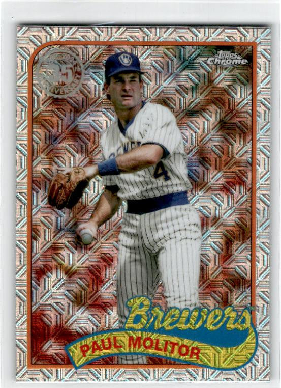 2024 Topps 1989 Topps 35th Anniversary Chrome #2T89C-60 Paul Molitor Brewers