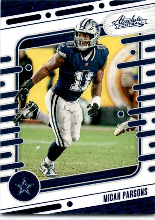 2024 Panini Absolute Blue #28 Micah Parsons Dallas Cowboys