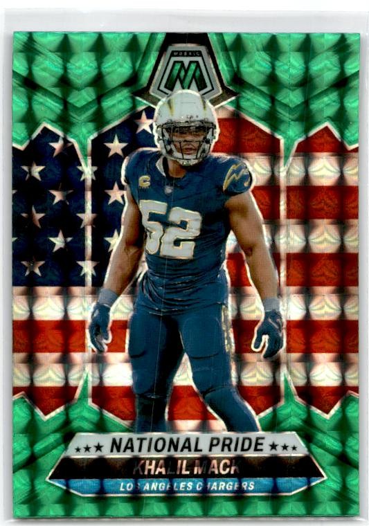 2024 Panini Mosaic National Pride Green #269 Khalil Mack Chargers
