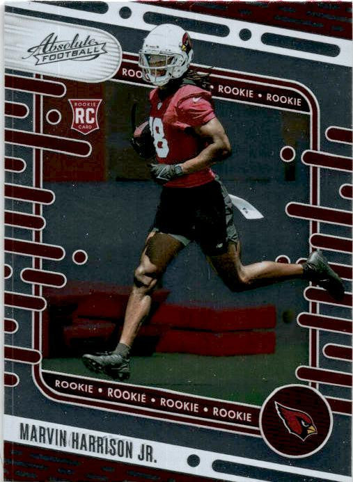 2024 Panini Absolute #104 Marvin Harrison Jr. Rookie Arizona Cardinals
