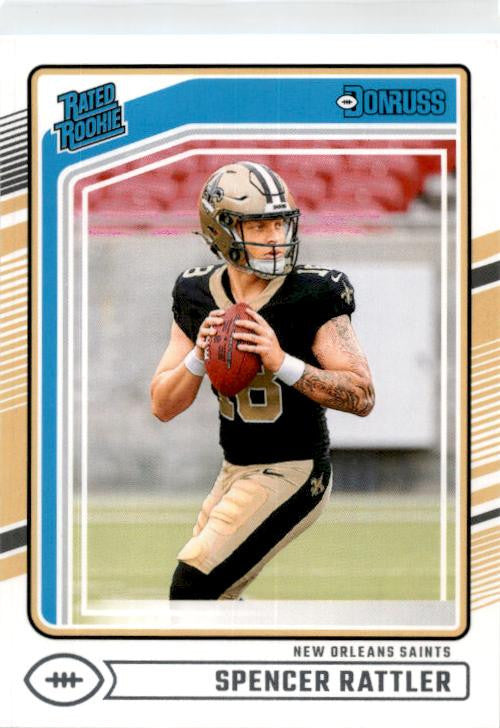 2024 Donruss #359 Spencer Rattler Rookie New Orleans Saints