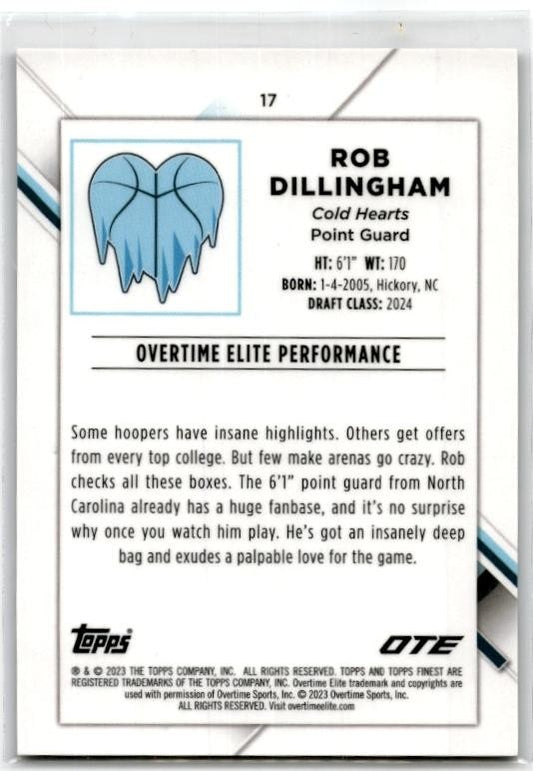 2022-23 Topps Finest OTE Pruple /250 #17 Rob Dillingham