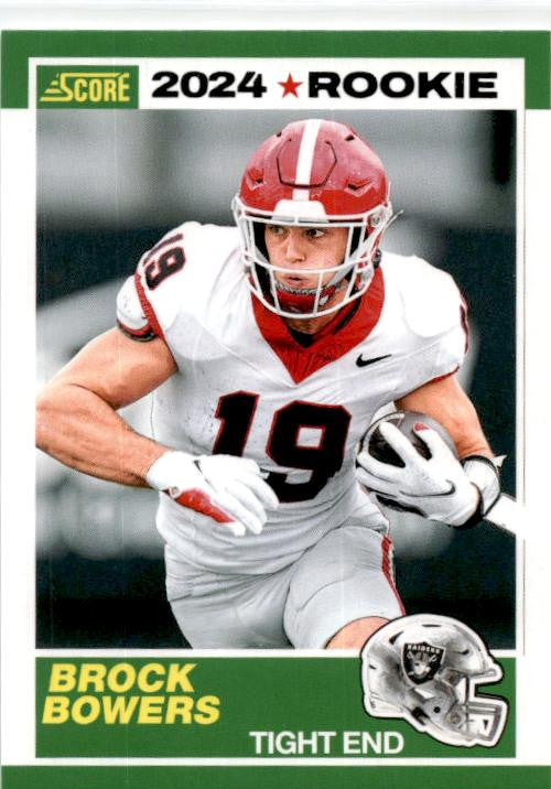 2024 Score 35th Anniversary Rookies #10 Brock Bowers Las Vegas Raiders