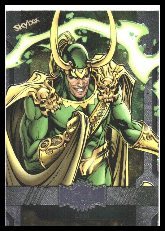 2024 SkyBox Metal Universe Marvel Avengers #18 Loki