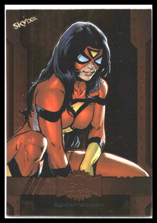 2024 SkyBox Metal Universe Marvel Avengers #38 Spider-Woman Copper FX