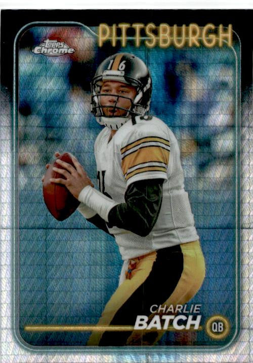 2024 Topps Chrome Prism #168 Charlie Batch Pittsburgh