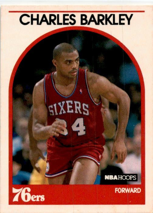 1989-90 Hoops #110 Charles Barkley Philadelphia 76ers