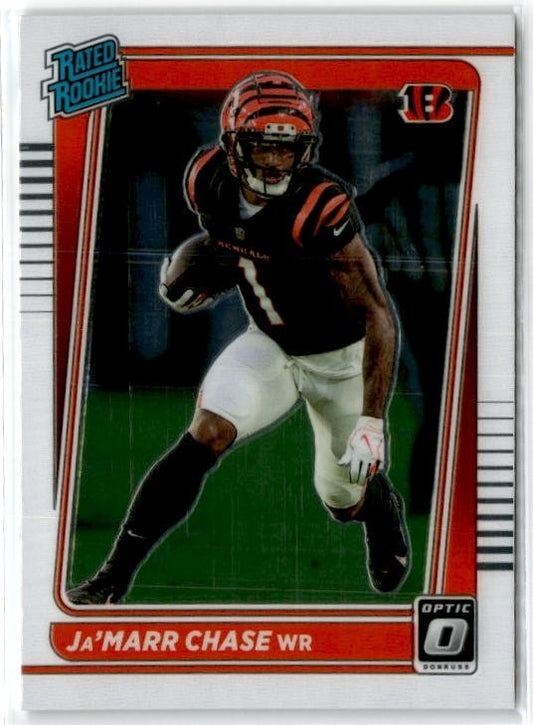2021 Donruss Optic #207 Ja'Marr Chase Rookie Cincinnati Bengals