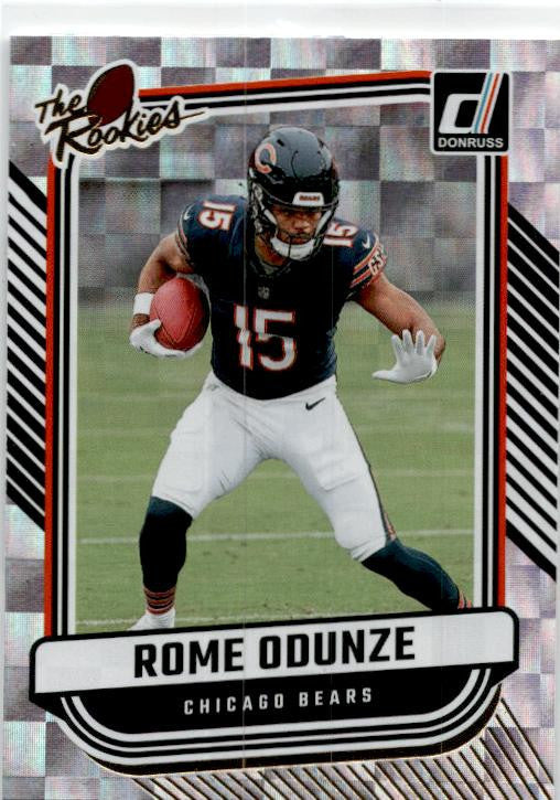 2024 Donruss The Rookies #TR-3 Rome Odunze Chicago Bears