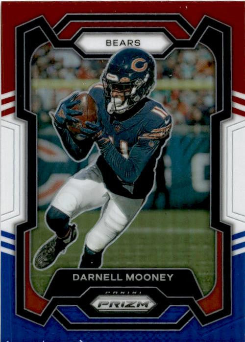 2023 Panini Prizm Red White and Blue #50 Darnell Mooney Chicago Bears