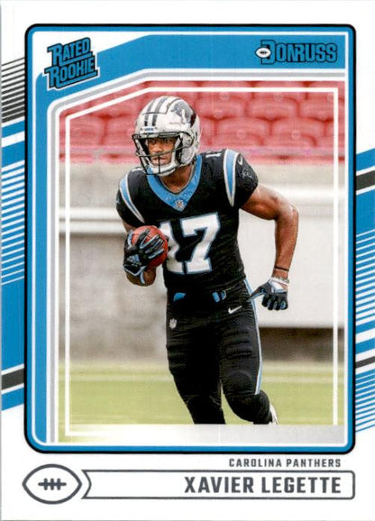 2024 Donruss #323 Xavier Legette Rookie Carolina Panthers