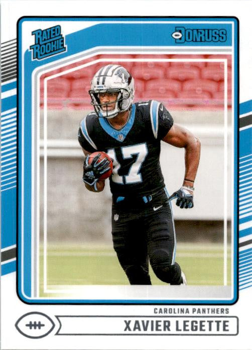 2024 Donruss #323 Xavier Legette Rookie Carolina Panthers
