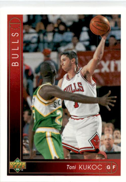1993-94 Upper Deck #299 Toni Kukoc Rookie Chicago Bulls