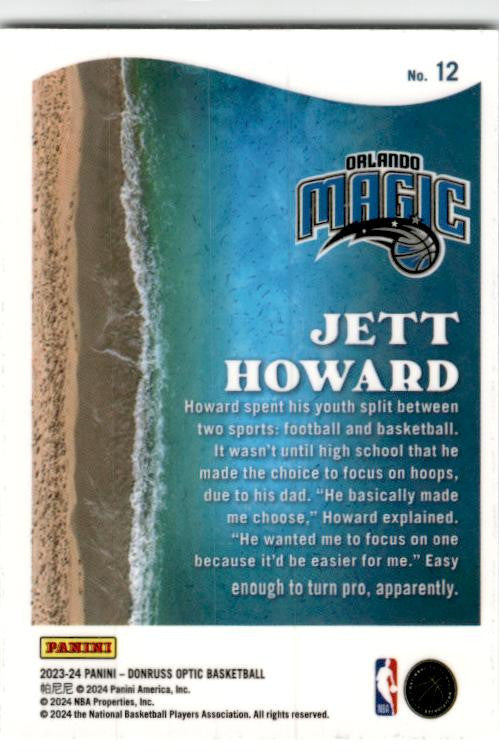 2023-24 Donruss Optic #12 Jett Howard Splash