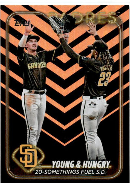 2024 Topps Update Holiday #US48 Young & Hungry San Diego Padres