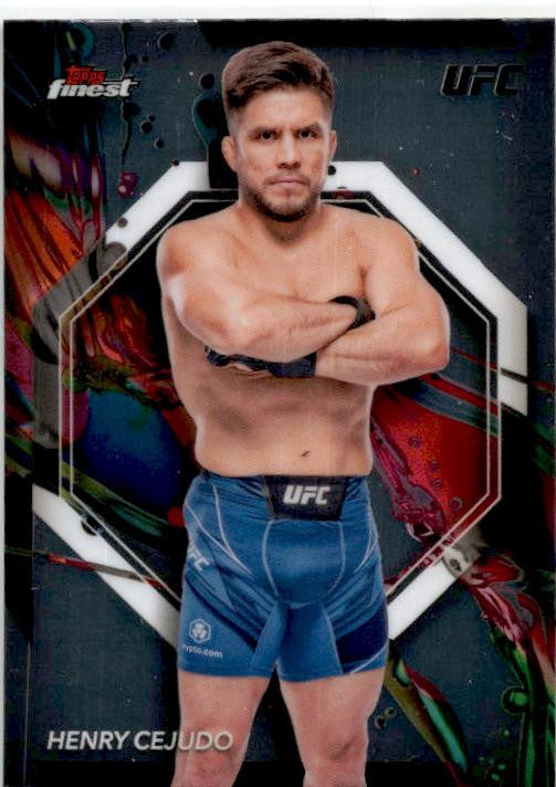 2024 Topps Finest UFC #13 Henry Cejudo