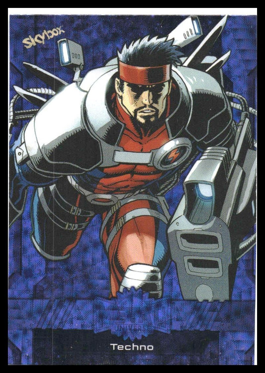 2024 SkyBox Metal Universe Marvel Avengers #36 Techno Grandiose