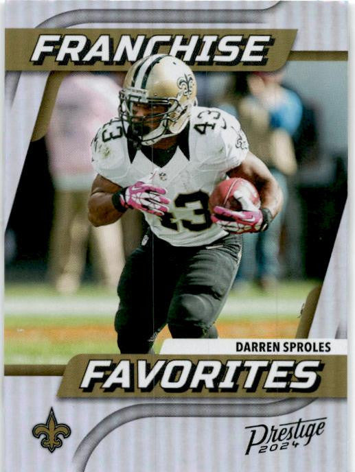 2024 Panini Prestige Franchise Favorites #9 Darren Sproles New Orleans Saints