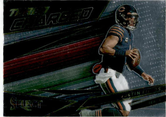 2022 Panini Select Turbocharged #TUR-2 Justin Fields Chicago Bears