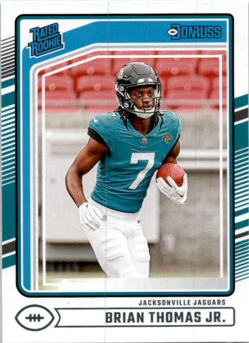 2024 Donruss #313 Brian Thomas Jr. Rookie Jacksonville Jaguars