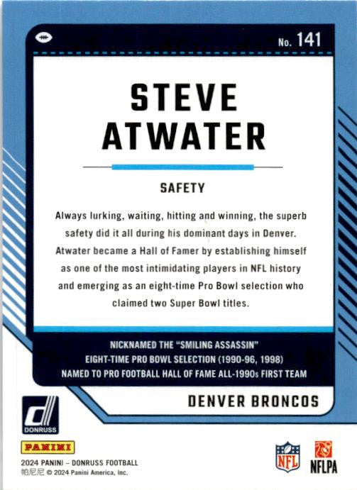2024 Donruss #141 Steve Atwater Denver Broncos