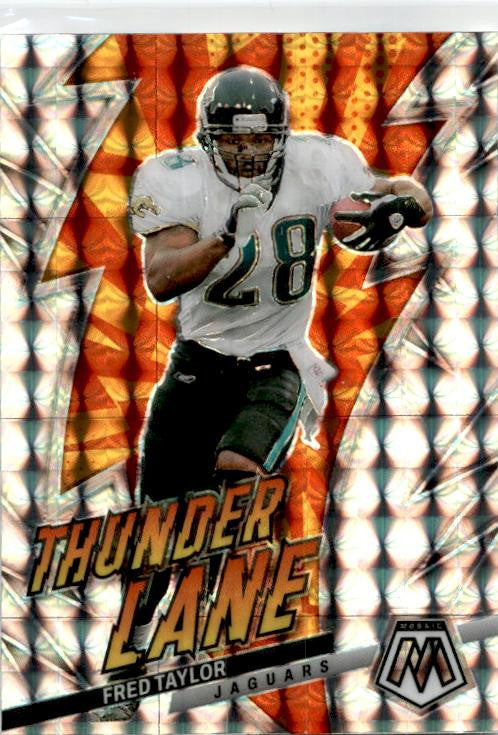 2023 Panini Mosaic Thunder Lane Mosaic #TL-FT Fred Taylor Jacksonville Jaguars