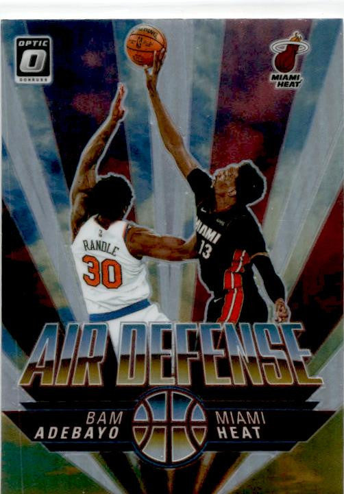 2021-22 Donruss Optic Air Defense Holo #4 Bam Adebayo Miami Heat