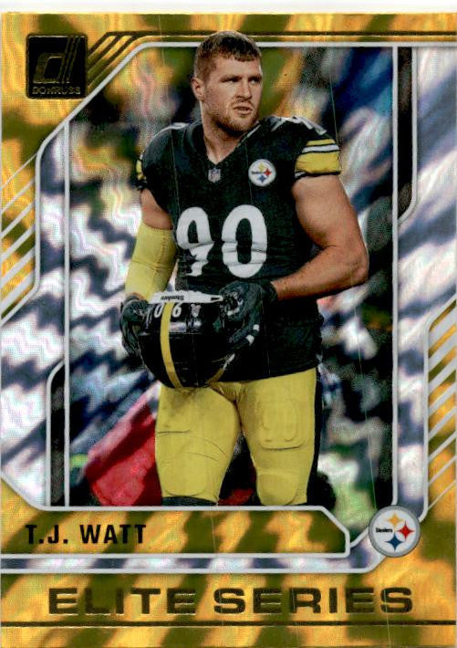 2024 Donruss The Elite Series #27 T.J. Watt Pittsburgh Steelers