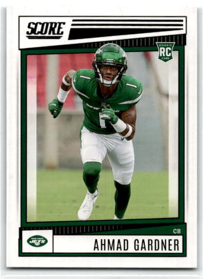 2022 Score #325 Ahmad Gardner Rookie New York Jets