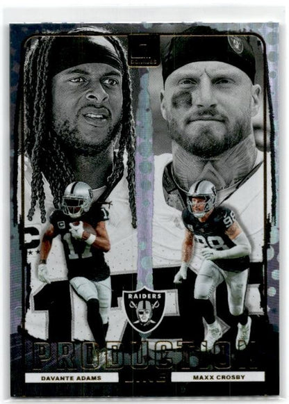 2024 Donruss Production Line #3 Davante Adams / Maxx Crosby Raiders