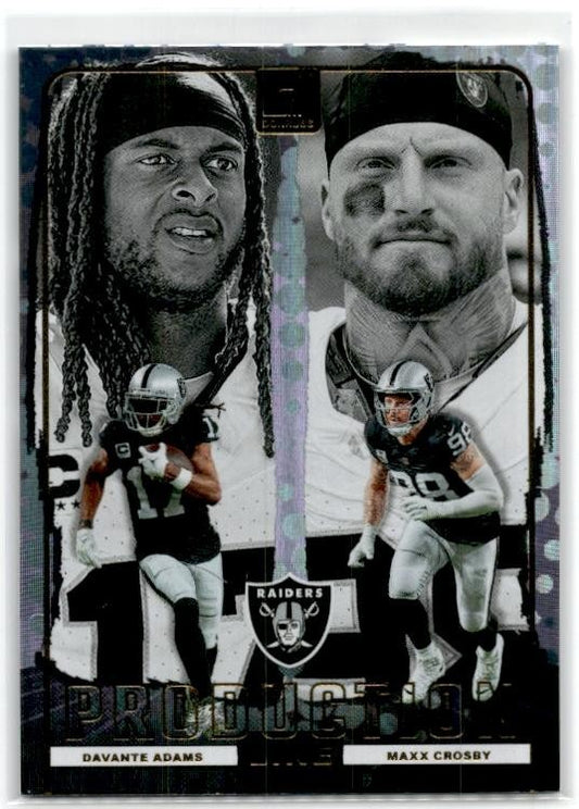 2024 Donruss Production Line #3 Davante Adams / Maxx Crosby Raiders