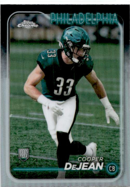 2024 Topps Chrome Refractor #232 Cooper DeJean Rookie Philadephia