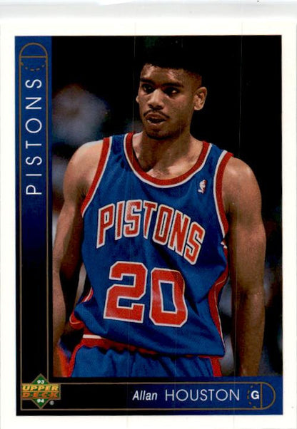 1993-94 Upper Deck #405 Allan Houston Rookie Detroit Pistons