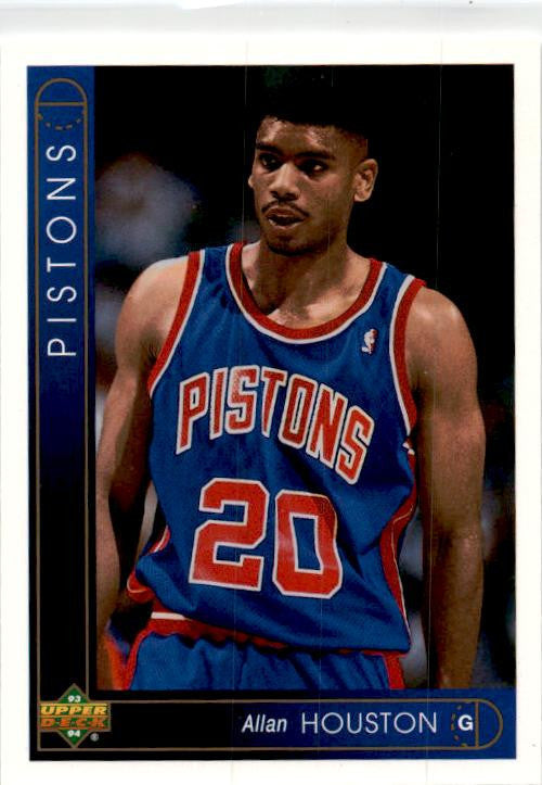 1993-94 Upper Deck #405 Allan Houston Rookie Detroit Pistons