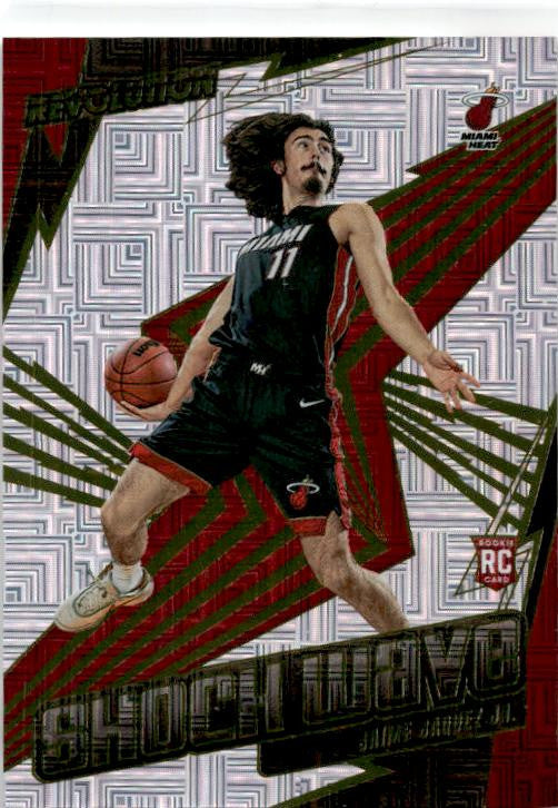 2023-24 Panini Revolution Shock Wave Levels #7 Jaime Jaquez Jr. Miami Heat