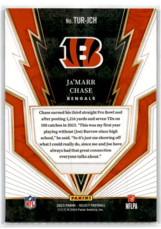 2023 Panini Select Turbocharged #TUR-JCH Ja'Marr Chase Cincinnati Bengals