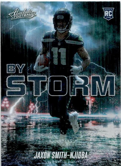 2023 Panini Absolute By Storm #BST-9 Jaxon Smith-Njigba Seattle Seahawks