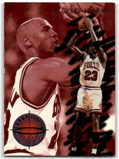 1993-94 Fleer Sharpshooters #3 Michael Jordan Chicago Bulls