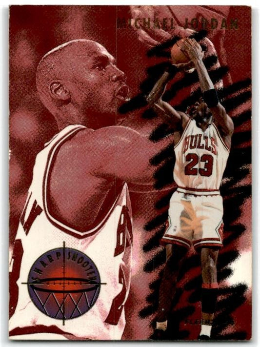 1993-94 Fleer Sharpshooters #3 Michael Jordan Chicago Bulls