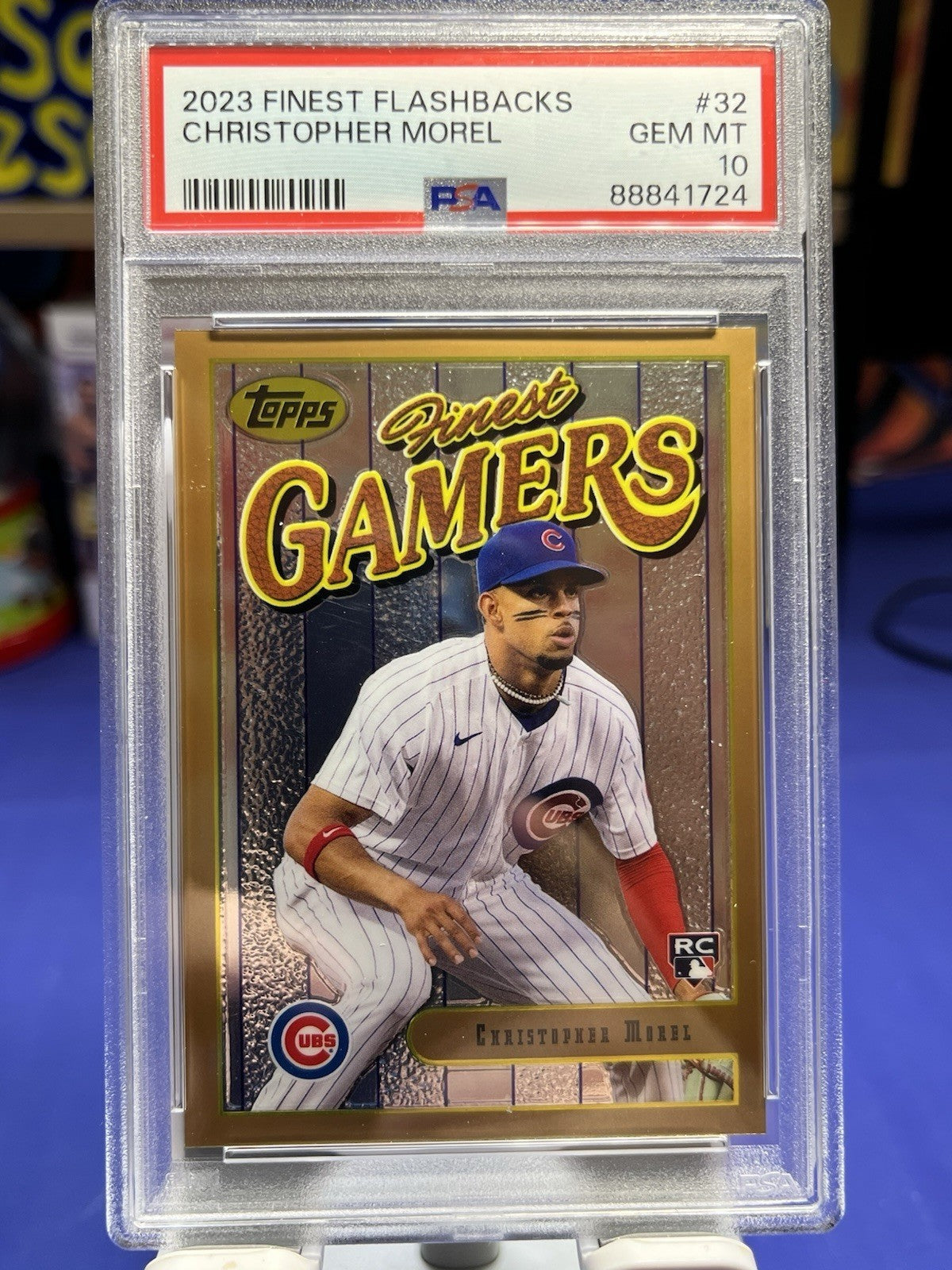 2023 Topps Finest Flashbacks #32 Christopher Morel RC PSA 10 Gem Mint