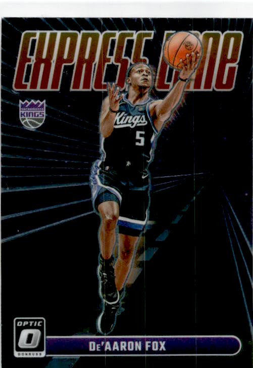 2023-24 Donruss Optic Express Lane Holo #16 De'Aaron Fox Sacramento Kings