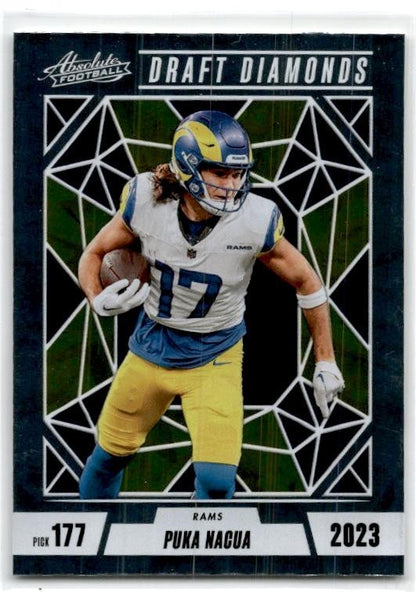 2024 Panini Absolute Draft Diamonds #DD-PNA Puka Nacua Los Angeles Rams