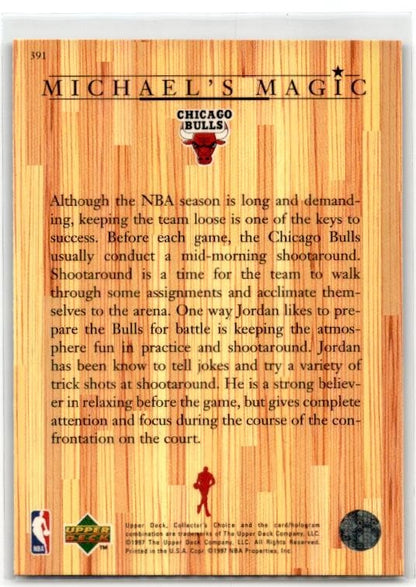 1997-98 Collector's Choice #391 Michael Jordan Chicago Bulls