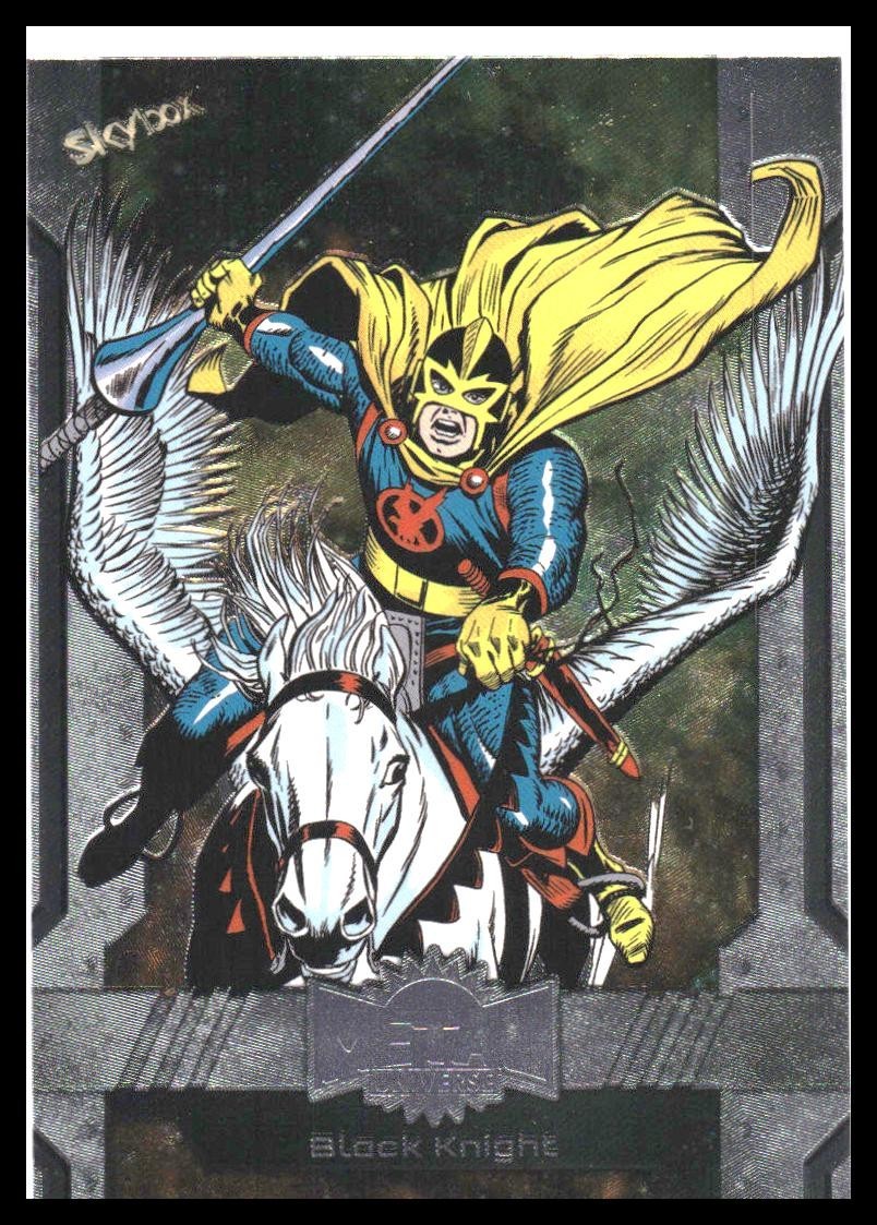 2024 SkyBox Metal Universe Marvel Avengers #188 Black Knight