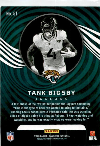 2023 Panini Illusions #51 Tank Bigsby Rookie Jacksonville Jaguars