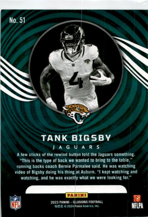 2023 Panini Illusions #51 Tank Bigsby Rookie Jacksonville Jaguars