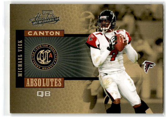 2005 Playoff Absolute Memorabilia #CA-17 Michael Vick Canton Absolutes Silver